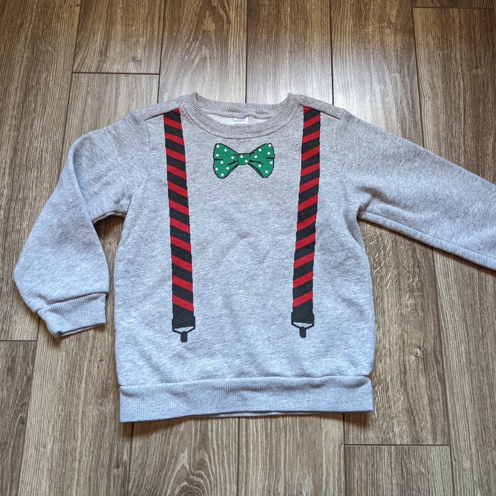 EUC Toddler Boy (4T) - CARTER'S Christmas Crewneck Sweatshirt